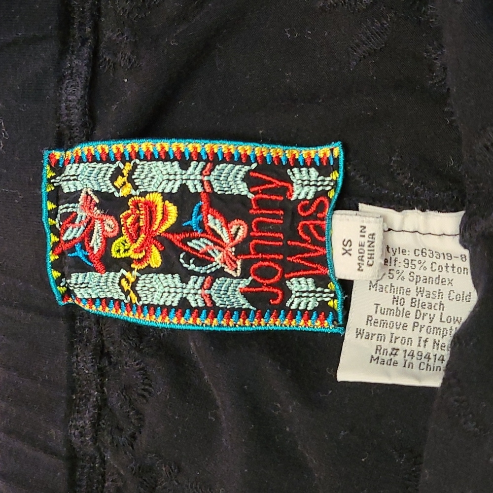 Johnny Was Legging - All over embroidery.